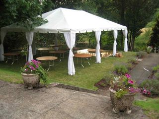 Patio discount tent rentals